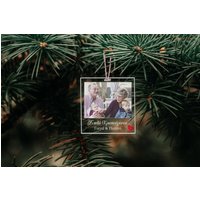 Personalisiertes Foto Ornament 2021 Familie Weihnachten Custom Acryl Personalisiertes Foto Ornament 2021 Familie Weihnachten Custom Acryl von thewoodenbearGR