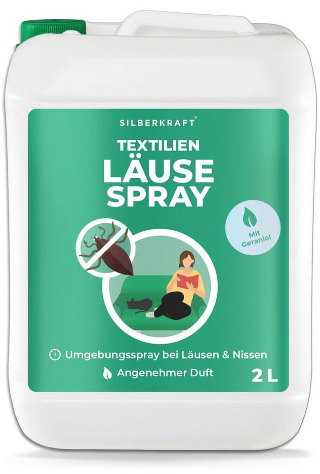 thies Insektenspray Läusespray für Textilien und Kopfläuse vorbeugen Spray, 2000 ml, 1-St. von thies