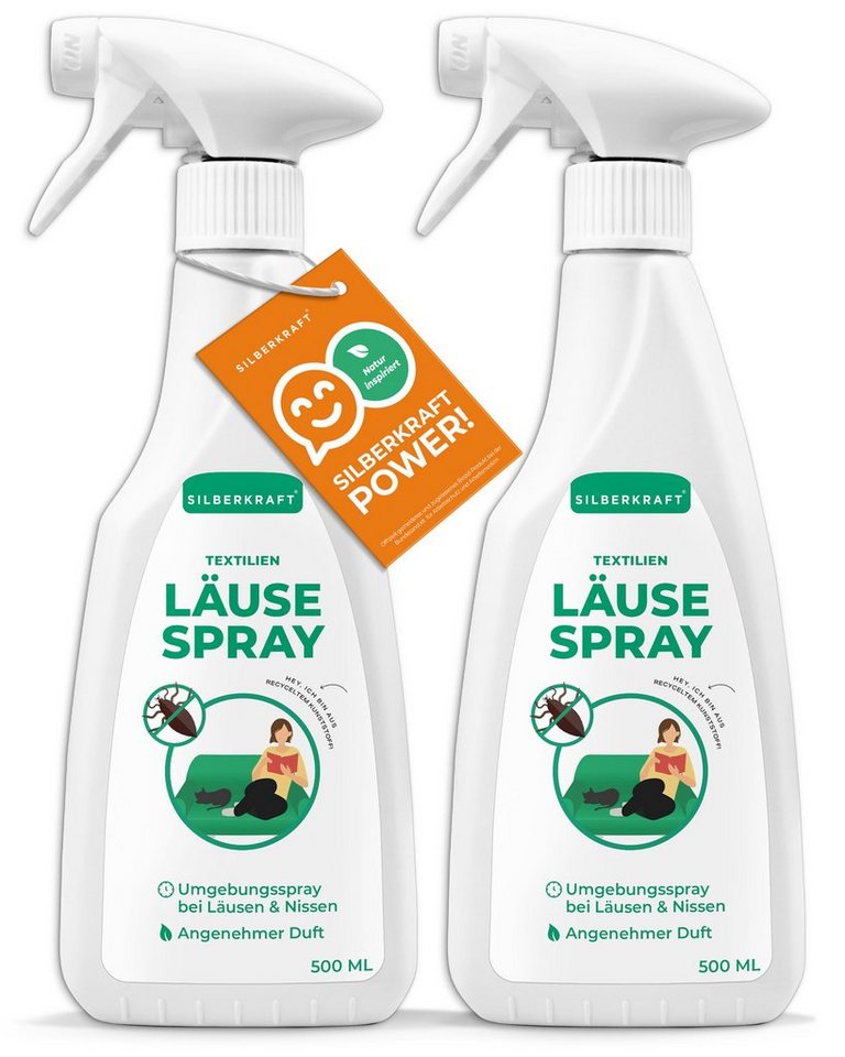 thies Insektenspray Läusespray für Textilien und Kopfläuse vorbeugen Spray, 500 ml, 2-St. von thies