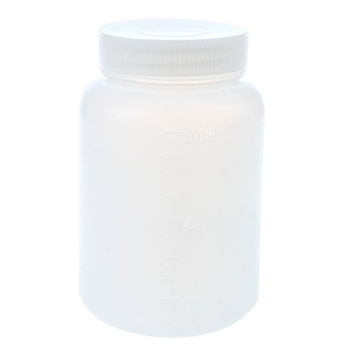 thinS R Labor Chemikalienlager Case Weisse Plastik Weithalsflasche 500 ml von thinS