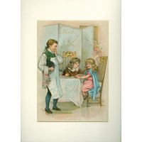 1906 Im Holly-Tree Inn Von Charles Dickens - Antiker Druck von thinaircreations