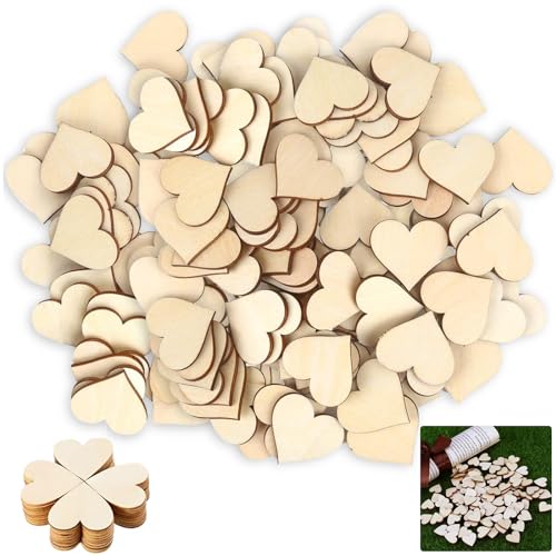 Holzherzen Scheiben, 200 Stück 20mm Holzherzen Hochzeit, 2,5 mm Dick, Holzdekorationen unvollendet Liebe Herzform Holz, DIY Handwerk Verzierungen, für Gästebuch Beschriften DIY Handwerk Holzherzen Scheiben, 200 Stück 20mm Holzherzen Hochzeit, 2,5 mm Dick, Holzdekorationen unvollendet Liebe Herzform Holz, DIY Handwerk Verzierungen, für Gästebuch Beschriften DIY Handwerk von thirei