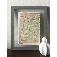 1960 La Map- Down-Light Von Los Angeles - Vintage Straßenatlas von thisandthatLA