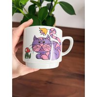 Vintage Mug Cat Graphic 70S Monopoli Tasse 70Er Jahre Katzen Motiv Becher Vintage Mug Cat Graphic 70S Monopoli Tasse 70Er Jahre Katzen Motiv Becher von thisisjkvintage