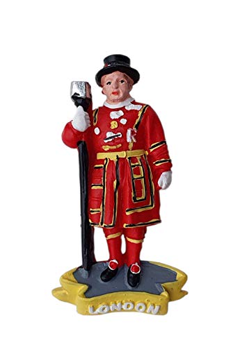 thomas benacci Beefeater Kühlschrankmagnet – Yeoman Warder Tower of London Tour, britisches Souvenir aus England von thomas benacci