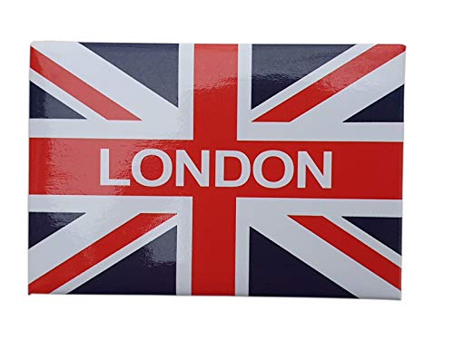 thomas benacci Kühlschrankmagnet aus Metall mit britischer Flagge in Rot, Weiß und Blau, Souvenir aus England von thomas benacci