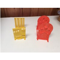 2 Kunststoff Xerox Schloss & Wochenleser Buch Club Halter Rack Enden Kinder von thriftyvalue