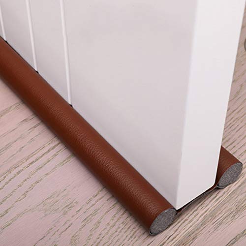 Flexibler Türbodendichtungsstreifen Guard Sealer Stopper Weatherstrip Wind Dust Blocker Schutz 96cm(1, Braun) von thumbgeek