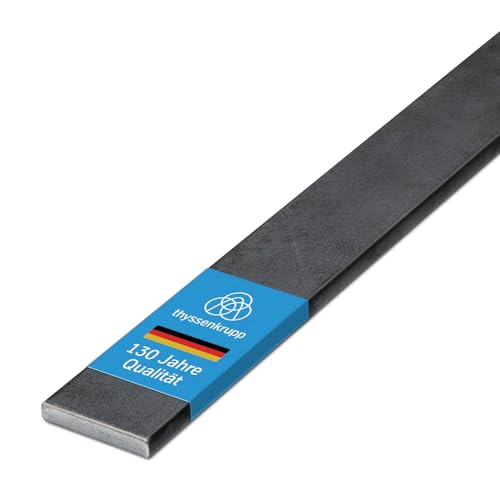 thyssenkrupp Flachstahl Flacheisen 100 x 10 mm in 2000 mm Länge | Flachprofil Stahl | Werkstoff: S235JR thyssenkrupp Flachstahl Flacheisen 100 x 10 mm in 2000 mm Länge | Flachprofil Stahl | Werkstoff: S235JR von thyssenkrupp