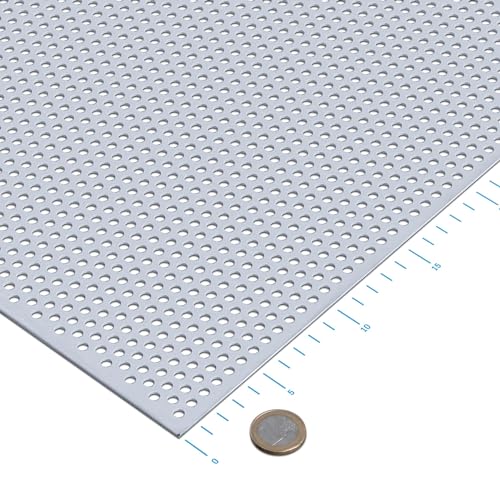 thyssenkrupp Lochblech Alu RV5-8 Aluminium 2 mm (1500 x 500 mm) umlaufender Längs- und Stirnrand von thyssenkrupp