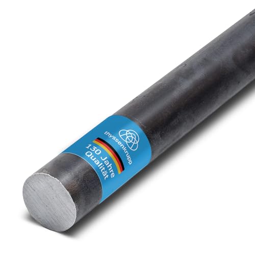thyssenkrupp Rundstahl Rundprofil Ø 10 mm in 1000 mm Länge | Rundstab Stahl gewalzt | Werkstoff: S235JR thyssenkrupp Rundstahl Rundprofil Ø 10 mm in 1000 mm Länge | Rundstab Stahl gewalzt | Werkstoff: S235JR von thyssenkrupp