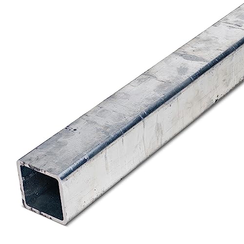 thyssenkrupp Stahl Vierkantrohr verzinkt 20 x 20 x 2 mm in 1500 mm Länge | Quadratrohr | Konstruktionsrohr von thyssenkrupp