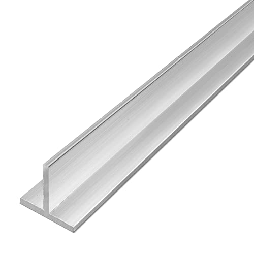 thyssenkrupp T-Profil Aluminium 25 x 25 x 2 mm in 2000 mm Länge | Aluprofil | Alu | T-Metall | EN AW-6060 von thyssenkrupp
