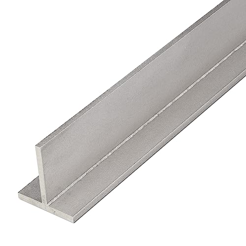 thyssenkrupp T-Profil Edelstahl 20 x 20 x 3 mm in 2450 mm Länge | T-Träger T-Metall | lasergeschweißt | Werkstoff: 1.4301 V2A von thyssenkrupp