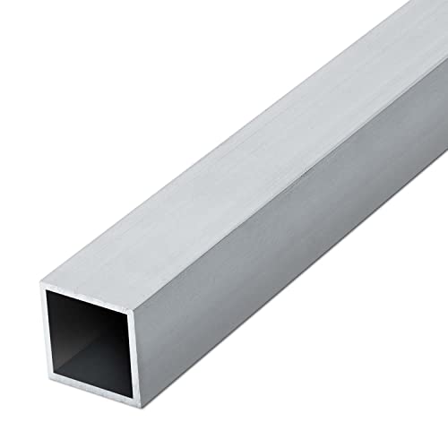 thyssenkrupp Vierkantrohr Alu 60 x 20 x 2 mm in 2000 mm Länge | Rechteckrohr Aluminium | EN AW-6060 von thyssenkrupp