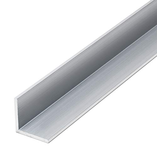 thyssenkrupp Winkelprofil Aluminium 15 x 15 x 3 mm in 1000 mm Länge | Aluwinkel Winkel L-Profil Aluprofil | EN AW-6060 von thyssenkrupp