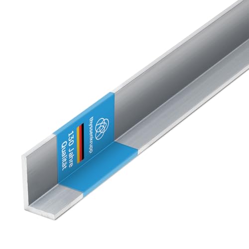 thyssenkrupp Winkelprofil Aluminium 40 x 10 x 2 mm in 1000 mm Länge | Aluwinkel Winkel L-Profil Aluprofil | EN AW-6060 von thyssenkrupp