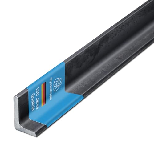 thyssenkrupp Winkelprofil Stahl 50 x 30 x 5 mm in 2450 mm Länge | Stahlwinkel Winkeleisen Winkelstahl L-Profil | Werkstoff: S235JR von thyssenkrupp