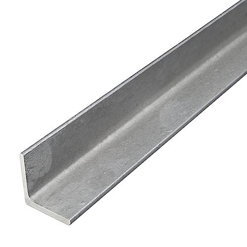 thyssenkrupp Winkelprofil Stahl verzinkt 60 x 60 x 6 mm in 1000 mm Länge | Stahlwinkel Winkeleisen Winkelstahl L-Profil | Werkstoff: S235JR von thyssenkrupp