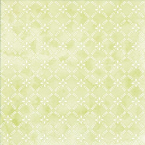 20 Servietten Muster Florales Gittermuster grün als Tischdeko. Papierservietten mit Motiv. Auch für Decoupage und Serviettentechnik 33x33cm von ti-flair