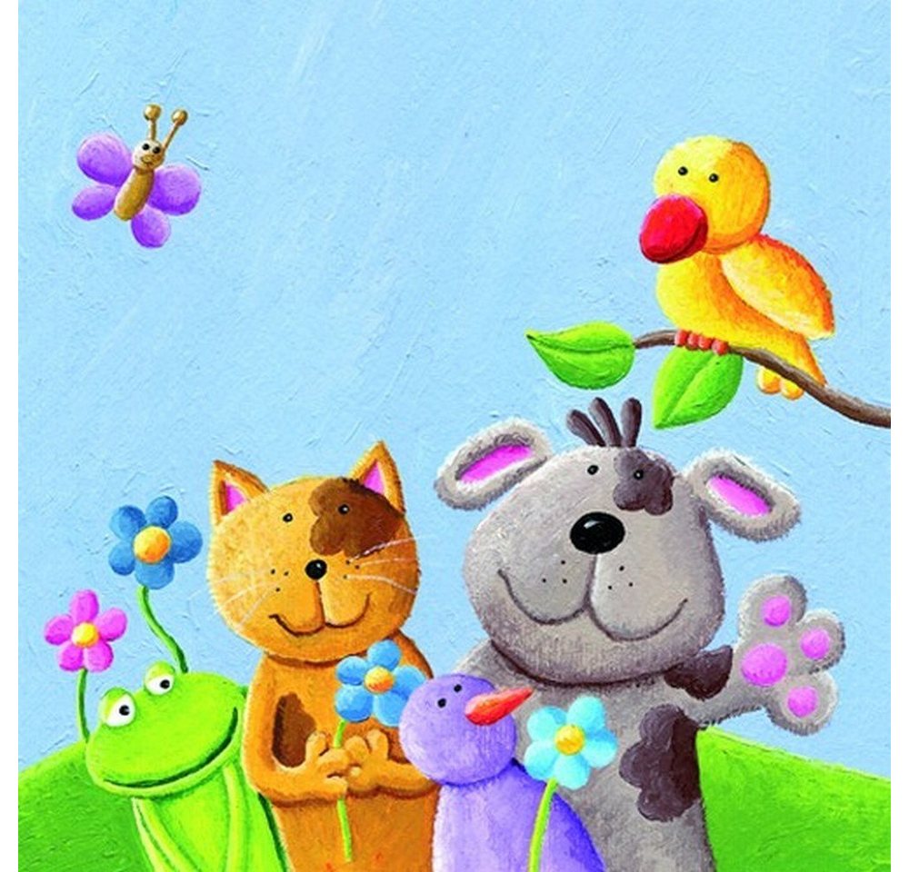 ti-flair Papierserviette 20 Servietten Best Friends 33x33cm, (20 St) von ti-flair