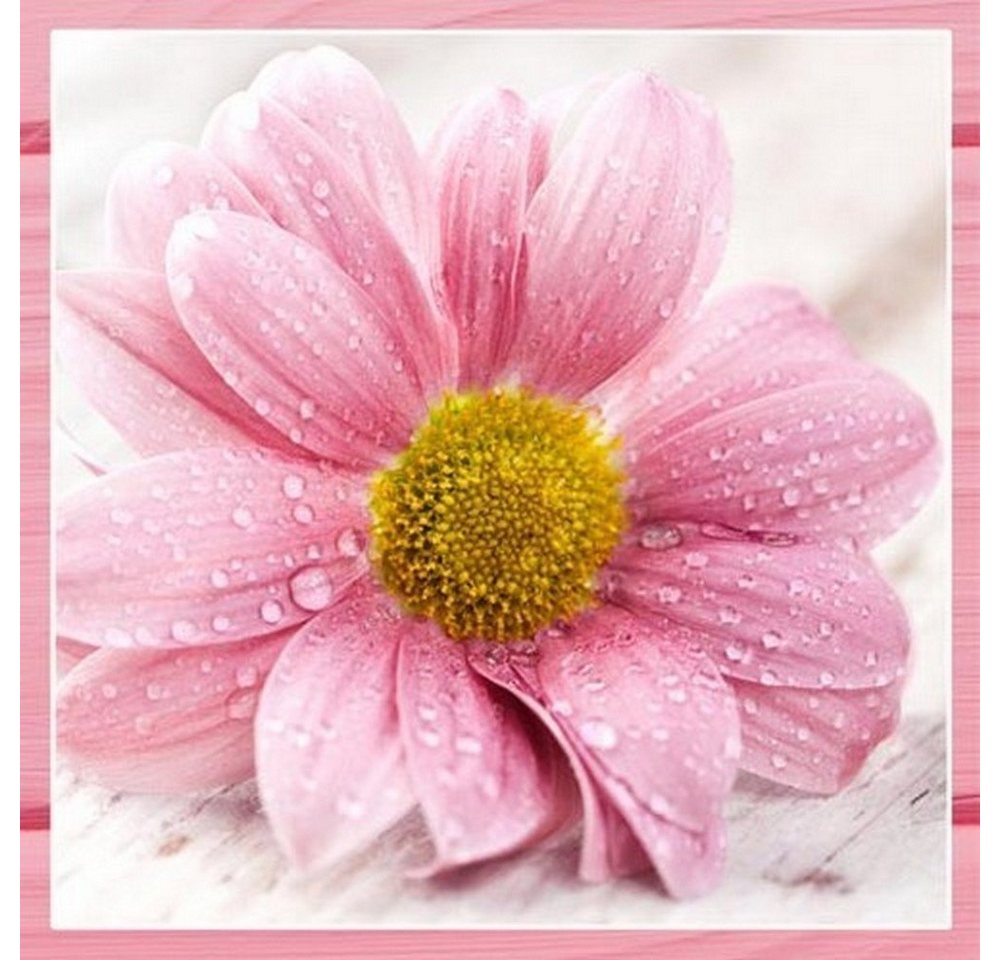 ti-flair Papierserviette 20 Servietten Candy Pink Flowers 33x33cm, (20 St) von ti-flair