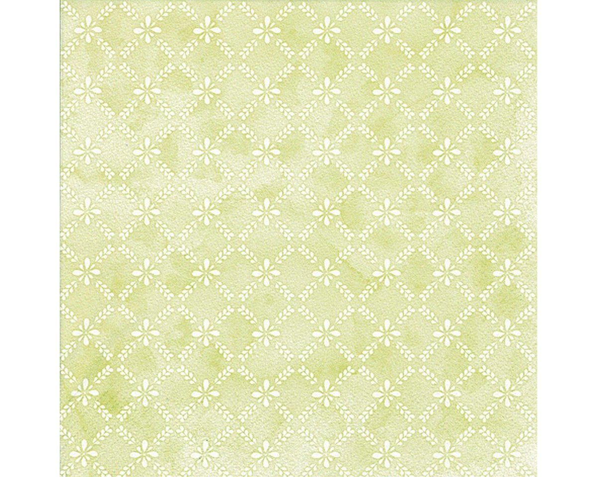ti-flair Papierserviette 20 Servietten Maria soft green 33x33cm, (20 St) von ti-flair