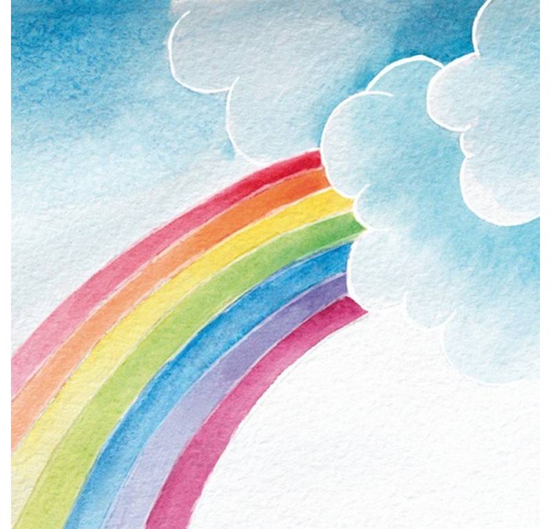 ti-flair Papierserviette 20 Servietten Rainbow 33x33cm, (20 St) von ti-flair