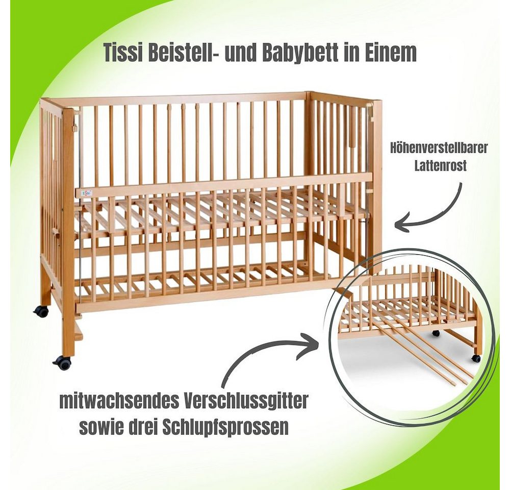 tiSsi® Babybett Beistelbett Hajo von tiSsi®