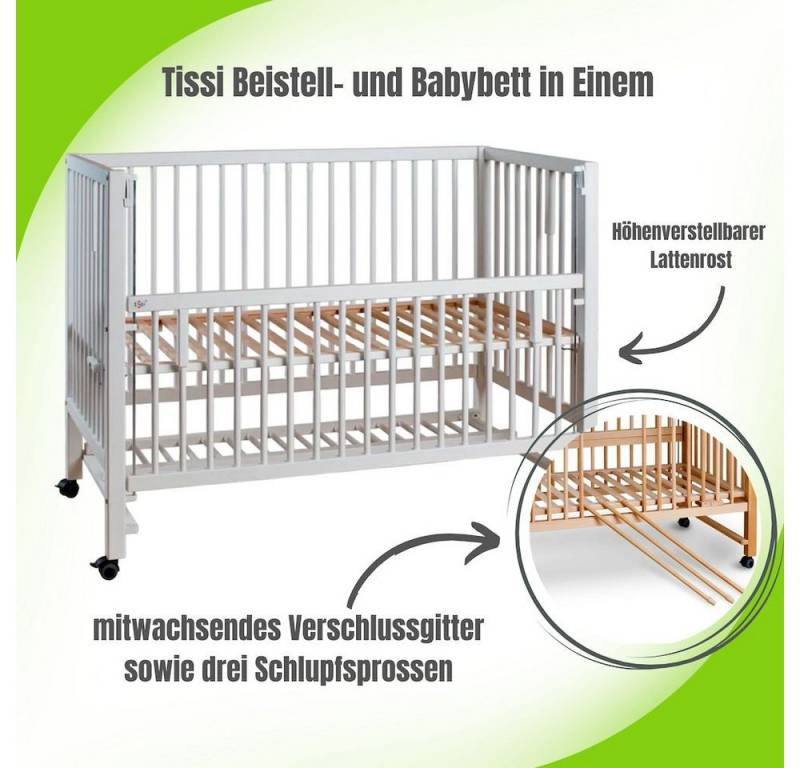 tiSsi® Babybett Beistelbett Hajo von tiSsi®