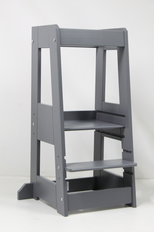 Ti Ssi Lernturm Felix Kindermöbel Spielturm Kinderturm Holzturm Kinder Buche Grau B-Ware von tiSsi