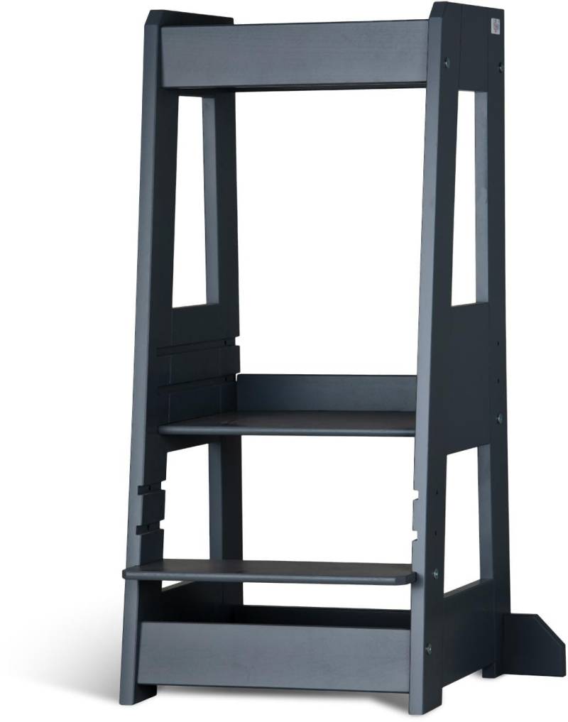 tiSsi® Entdeckerturm / Lernturm FELIX mitwachsend Buche massiv Grau von tiSsi
