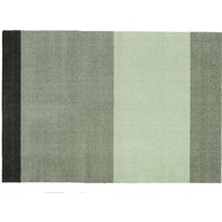 tica copenhagen - Stripes Horizontal Läufer, 90 x 130 cm, hell / dusty / dunkelgrün von tica copenhagen