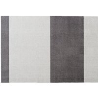 tica copenhagen  - Stripes Horizontal Läufer, 90 x 130 cm, hellgrau / stahlgrau von tica copenhagen