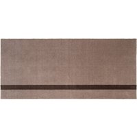 tica copenhagen - Stripes Vertical Läufer, 90 x 200 cm, sand / braun von tica copenhagen