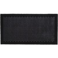tica copenhagen - Dot Fußmatte 67 x 120 cm, schwarz / grau von tica copenhagen