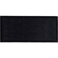 tica copenhagen - Dot Fußmatte 90 x 200 cm, schwarz / grau von tica copenhagen