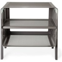 tica copenhagen - Stand-Schuhregal, 50 x 35 x 50 cm, grau von tica copenhagen