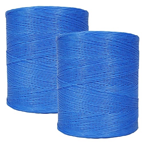 2X Allzweckschnur Schnur Bindfaden Garn PP Gartenschnur | Länge 2X 3000 m | Durchmesser 2-3mm | Bindegarn zur Anwendung in Haus Garten Outdoor DIY Basteln von tie Trust In EPT-Home