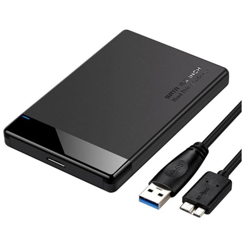 tieedhfu SATA zu USB Gehäuse, kostenlose Installation zum Schutz von Daten, ABS Festplattengehäuse, Festplattengehäuse, SSD Gehäuse, Box von tieedhfu