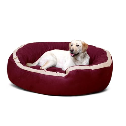 tierlando Lana Hundebett Hundesofa M L XL Velours MEGA DICK 80 100 120cm WEICH Größe: LA5 120cm XL | Farbe: 04 Bordeaux tierlando Lana Hundebett Hundesofa M L XL Velours MEGA DICK 80 100 120cm WEICH Größe: LA5 120cm XL | Farbe: 04 Bordeaux von tierlando