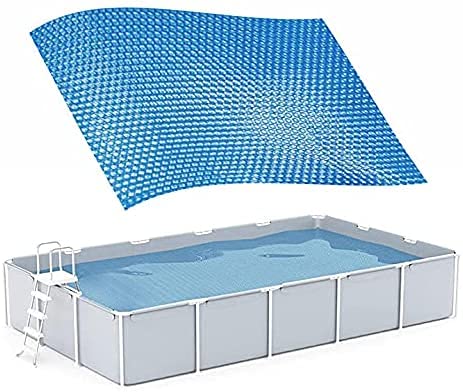 tife Pool Solarabdeckplane Solarfolie Solarplane Pool Rechteckig Solar Poolabdeckung Staubdichtes Schwimmen Wasser Party Pools Wärmedämmfolie Für Pools (300x200cm) von tife