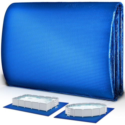 tillvex Pool Bodenplane 295 x 206 cm Rechteckig | Poolunterlage UV-Stabil & reißfest | Bodenschutzplane Swimmingpool von tillvex