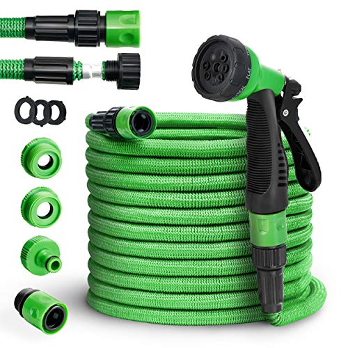 tillvex flexiSchlauch - Flexibler Gartenschlauch 30m ausgedehnt, Testurteil GUT, Wasserschlauch flexibel, Gartenteichschlauch dehnbar von tillvex