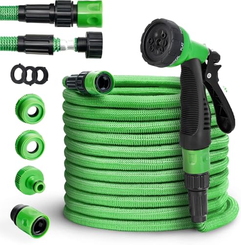 tillvex flexiSchlauch - Flexibler Gartenschlauch 30m ausgedehnt, Testurteil GUT, Wasserschlauch flexibel, Gartenteichschlauch dehnbar von tillvex