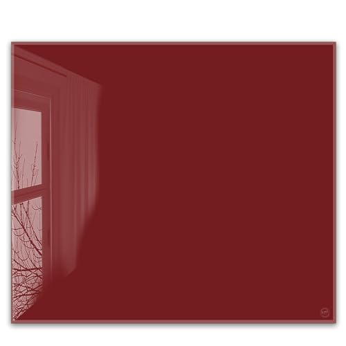 ®timalo Herdabdeckplatte einteilig | 60 x 52 cm Dunkelrot, Burgunder | einfarbig uni | 4mm ESG-Glas Ceranfeldabdeckung, Glasplatte, Schneidebrett, Abdeckplatte, Herd, Induktion von timalo
