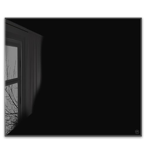 ®timalo Herdabdeckplatte einteilig | 60 x 52 cm Pure Black, Schwarz | einfarbig uni | 4mm ESG-Glas Ceranfeldabdeckung, Glasplatte, Schneidebrett, Abdeckplatte, Herd, Induktion von timalo