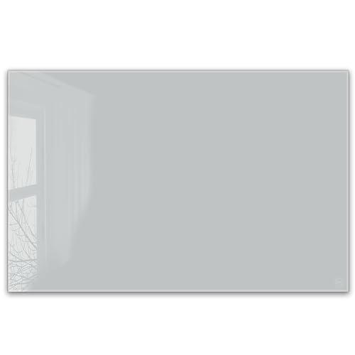 ®timalo Herdabdeckplatte einteilig | 80 x 52 cm Hellgrau, Grau | einfarbig uni | 4mm ESG-Glas Ceranfeldabdeckung, Glasplatte, Schneidebrett, Abdeckplatte, Herd, Induktion von timalo