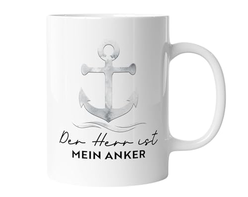 Christliche Tasse personalisierbar mit Namen Geschenk für Christen mit Bibelvers Kaffeetasse Geschenkidee | Anker mug-christB-1 von timalo