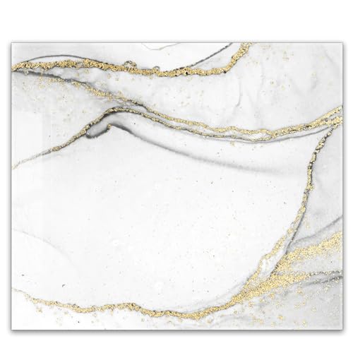 Herdabdeckplatte 60x52 cm einteilig aus 4mm ESG Glas | Marmor weiß gold | Herd Abdeckung Abdeckplatte Induktion Schneidebrett Glasplatte für Ceranfeld Herdabdeckplatte 60x52 cm einteilig aus 4mm ESG Glas | Marmor weiß gold | Herd Abdeckung Abdeckplatte Induktion Schneidebrett Glasplatte für Ceranfeld von timalo